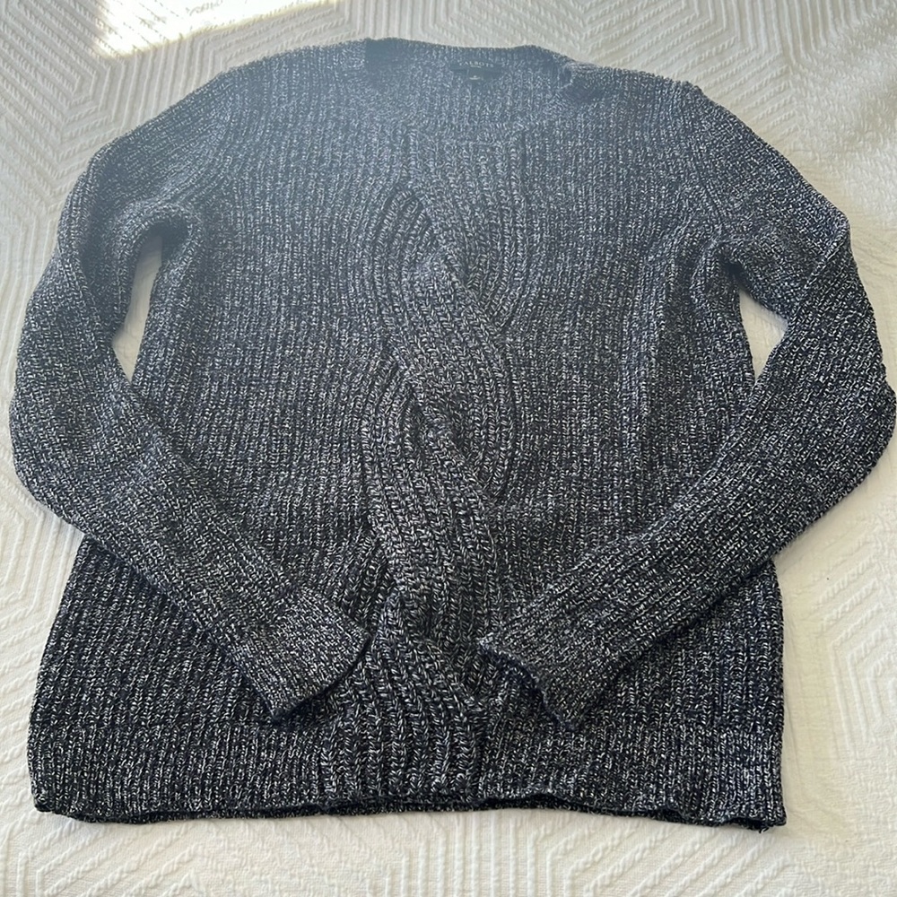 Talbots Petite Cable Crewneck Sweater